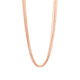 Rose Gold Multi Layered Chain